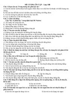 de cuong on thi hk1 lop 10