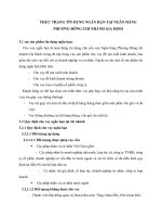 THỰC TRẠNG TÍN DỤNG NGẮN HẠN TẠI NGÂN HÀNG PHƯƠNG ĐÔNG CHI NHÁNH GIA ĐỊNH