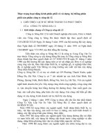 Thực trạng hoạt động kênh phân phối và xâ dựng  hệ thống phân phối sản phẩm công ty sông đà 12