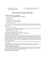 ĐỀ CƯƠNG CHI TIẾT MÔN HỌC THỊ TRƯỜNG CHỨNG KHOÁN