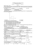 đề thi hk lớp 10 - có đáp án