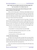 GỢI Ý MỘT SỐ GIẢI PHÁP GIẢM SỐ SẢN PHẨM KHUYẾT TẬT TẠI CÔNG TY CỔ PHẦN MAY 10