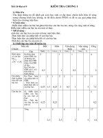 kiểm tra chương I-Đại số 9