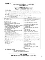 Tuần 15 Lớp 4 CKT