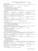 ĐỀ THI HỌC KỲ I (2010-2011)