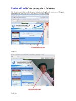 H2A_Code tạo bài viết mới Code quảng cáo trên banner