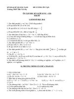 De cương hoc ki 1 mon toan 10