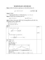 ĐỀ HỌC KÌ 1 LÓP 10 CO DAP AN