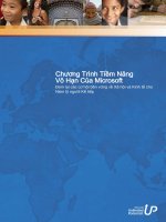 Chương Trình Tiềm Năng Vô Hạn Của Microsoft