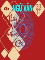 giáo án ngữ văn 6- bài Chân,Tay, Tai, Mắt, Miệng