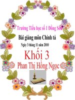 Chính tả: Giọng hò trên sông