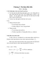 Chương 1: Tín hiệu điều biến