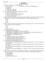 ÔN TẬP LÝ 11- PHẦN QUANG HÌNH
