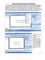 Cách soạn bài PowerPoint 2003