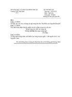 đề thi hki ngữ văn 11-tham khảo