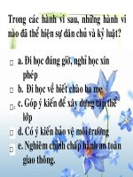 Bài 4. Bảo vệ hoà bình