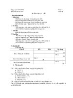 de kiem tra lop 10 1 tiet hk1