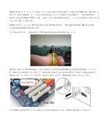 Cách lắp MODEM vào máy vi tính