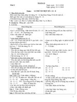 Giáo án lớp 2 Tuần 13