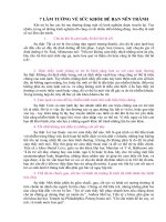 7 LẦM TƯỞNG VỀ SỨC KHỎE BÉ BẠN NÊN TRÁNH