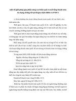 một số giải pháp góp phần nâng cao hiệu quả và mở rộng thanh toán tín dụng chứng từ tại Sở giao dịch NHNo và PTNT I