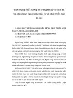 thực trạng chất lượng tín dụng trung và dài hạn tại chi nhánh ngân hàng đầu tư và phát triển bắc hà nội