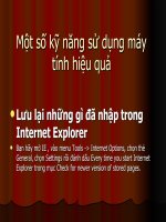 Hiệu quả của máy tính