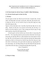 THỰC TRẠNG KẾ TOÁN CHI PHÍ SẢN XUẤT VÀ TÍNH GIÁ THÀNH SẢN PHẨM TẠI CÔNG TY CỔ PHẦN CƠ ĐIỆN MINH QUANG