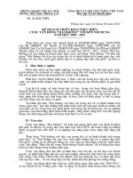 Kế hoạch cuộc vận động 