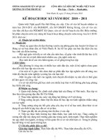 ke hoach chuyen mon HKI 10-11