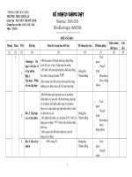 KẾ HOẠCH GIẢNG DẠY TOÁN 6-MỚI