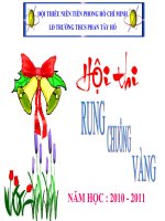 HỘI THI RUNG CHUONG VÀNG KHỐI 6