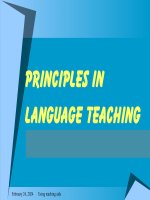 Using teaching aids, E 11