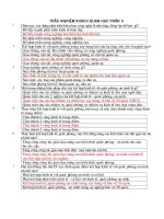 Cau hoi trac nghiem mon GDQP