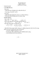 ĐỀ THI HK1 TOÁN 8+ĐÁP ÁN