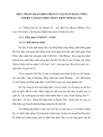 THỰC TRẠNG HOẠT ĐỘNG DỊCH VỤ TẠI NGÂN HÀNG NÔNG NGHIÊP VÀ PHÁT TRIỂN NÔNG THÔN TỈNH HÀ TÂY