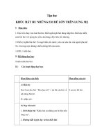 Tập đọc - KHÚC HÁT RU NHỮNG EM BÉ LỚN TRÊN LƯNG MẸ