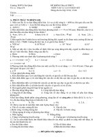 DE KIEM TRA 1 TIET- 12CB-nh2009-2010