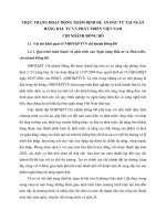 THỰC TRẠNG HOẠT ĐỘNG THẨM ĐỊNH DỰ ÁN ĐẦU TƯ TẠI NGÂN HÀNG ĐẦU TƯ VÀ PHÁT TRIỂN VIỆT NAM