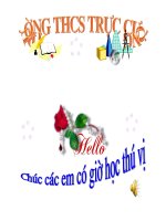 HỘI GIẢNG HUYỆN TN TOÁN 9