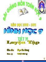 Tiết 35 - Luyện tập