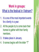 Unit 8- celebrations- reading- 11CB