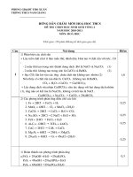 H.D CHAM thi hsg hoa Nam giang