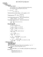 Đề cương ôn thi HK I lớp 9