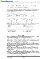 Tuyển tập 40 đề thi đại học môn Vật Lý 2011_Phần 4