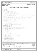 Giao an Vat ly 6 tiet 6