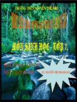 Bài 22  -  Tiết 23:  Tôm sông