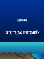 Nước trong thiên nhiên