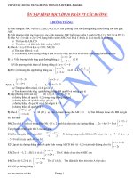 ÔN TẬP HH CHƯƠNG III KHỐI 10 NC