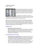 Tự động backup ổ đĩa